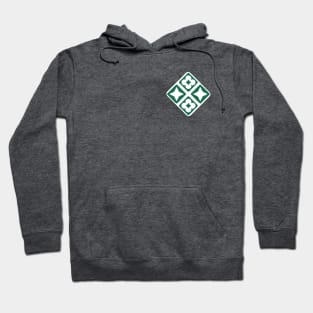 Lucky Stars Geometric Pattern Hoodie